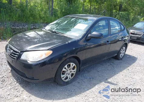 2010 Hyundai Elantra Blue from USA, damaged, VIN KMHDU4AD0AU827808